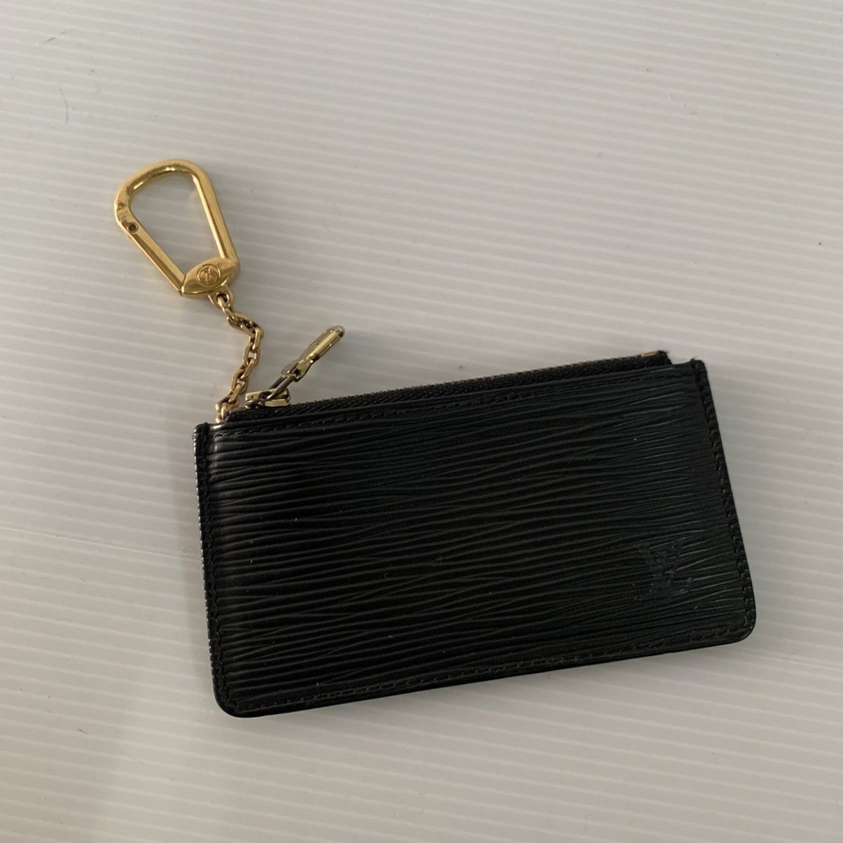 Louis Vuitton Louis Vuitton Epi Black Leather Coin Size ONE SIZE - 1 Thumbnail