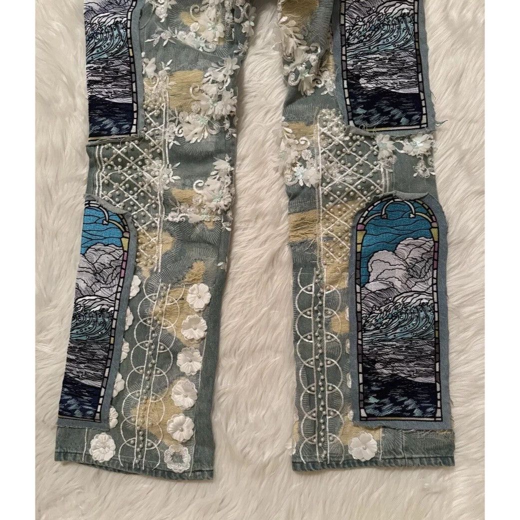 Who Decides War Who Decides War New Jemotts Altar Fusion Denim Jeans 36 Size US 36 / EU 52 - 2 Thumbnail