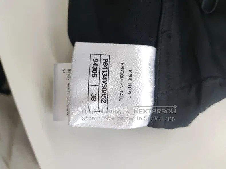 Chanel Chanel Black three-point pants Size 25" / US 0 / IT 36 - 4 Thumbnail