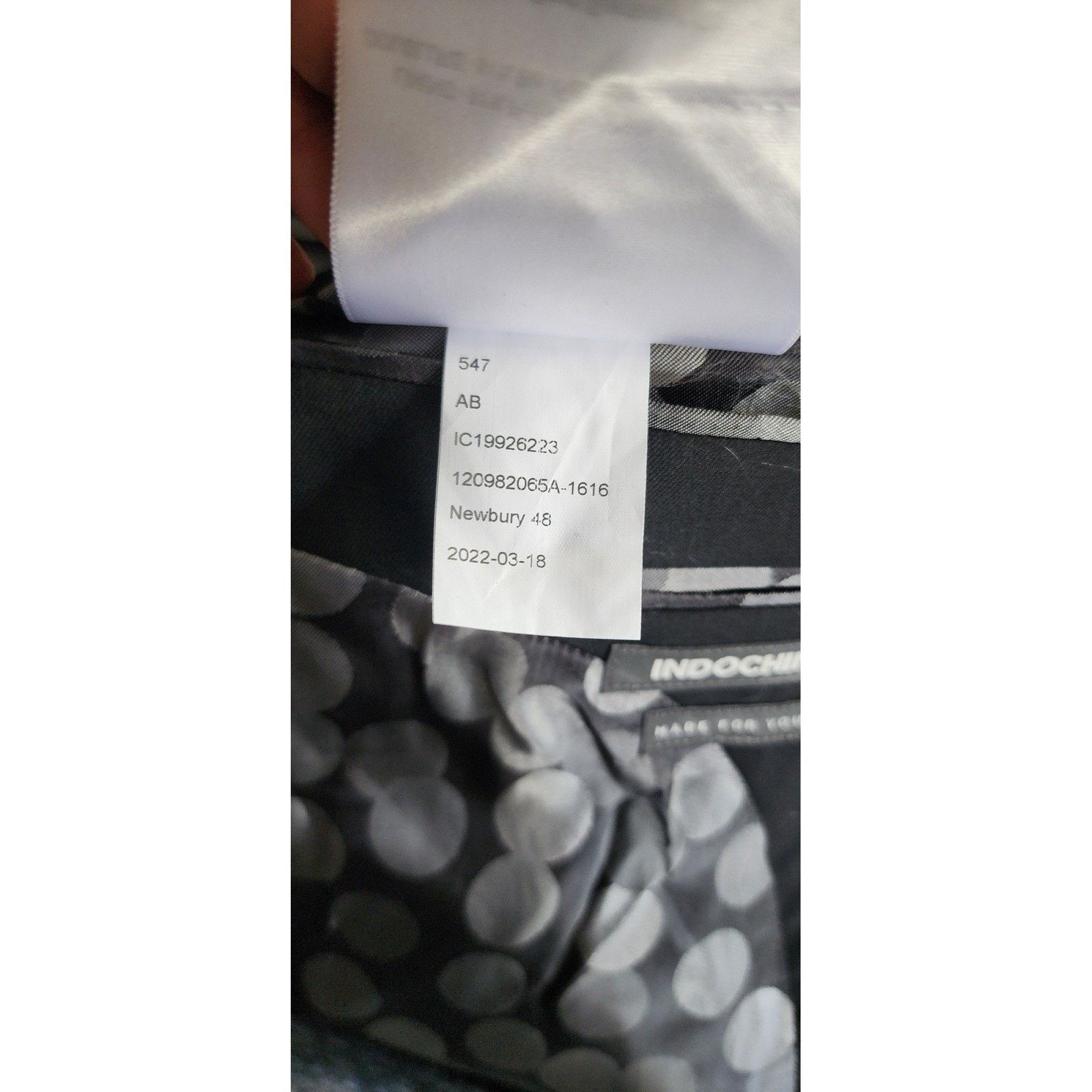 Indochino NWT Indochino Newbury 42 Mens Black 100% Wool Blazer Size 42R - 4 Thumbnail