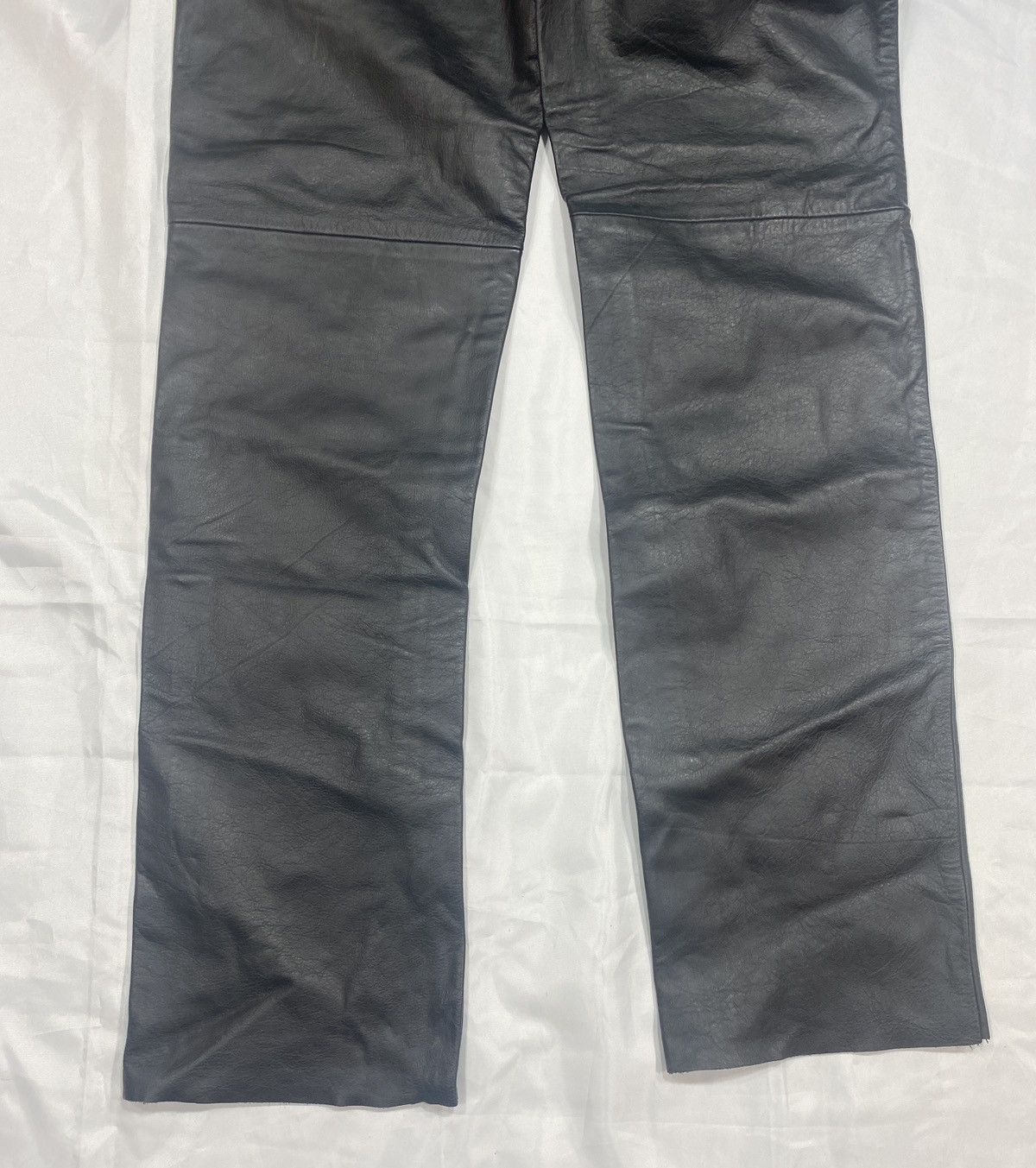 Genuine Leather × Levi's × Vintage Rare VTG Levis Lot 53 Leather Pants Limited Roswell Edition Size US 36 / EU 52 - 7 Thumbnail