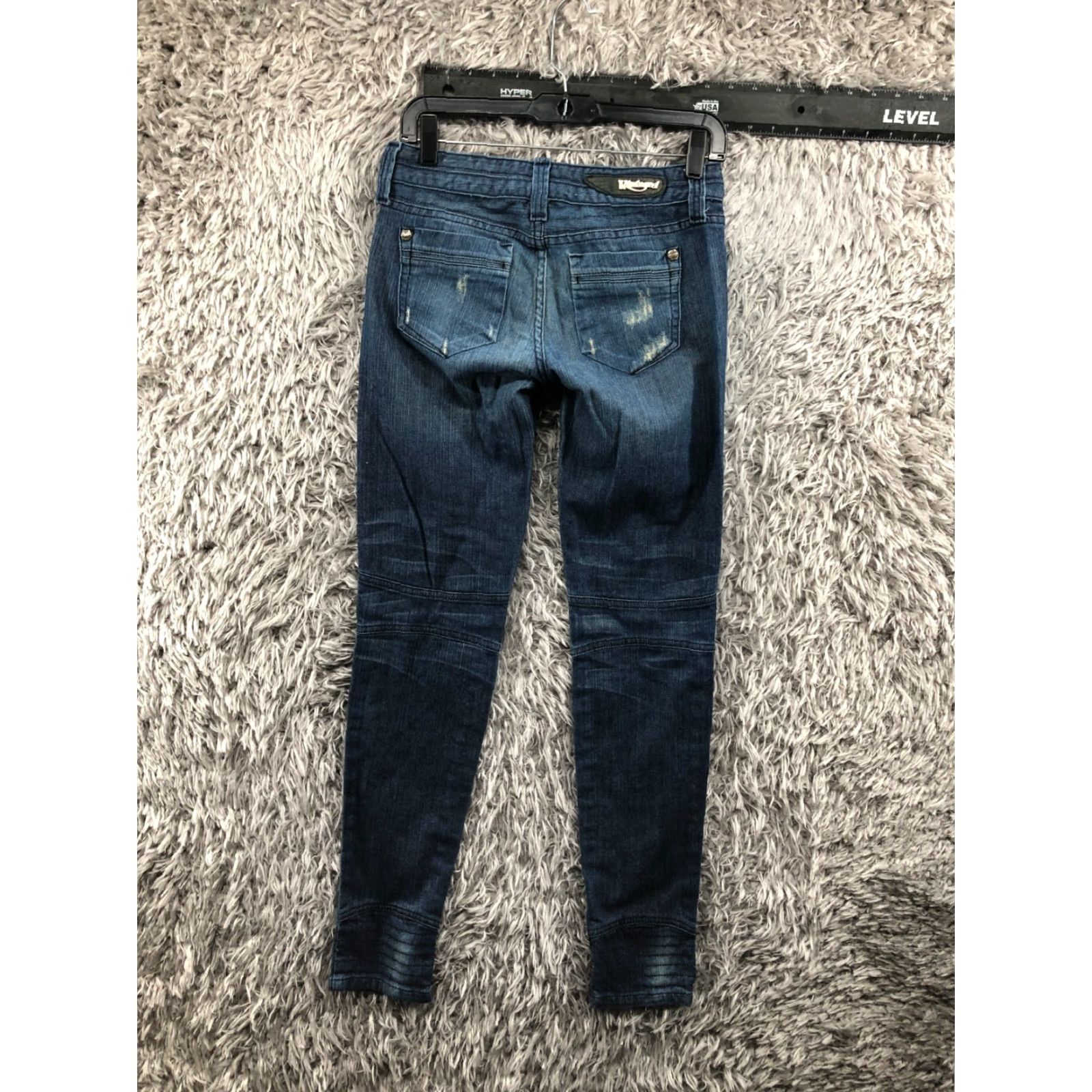 Vintage VINTAGE 1 Skinny Ankle Zip Jeans Size 27 Womens Medium Wash Blue Size 27" / US 4 / IT 40 - 6 Thumbnail