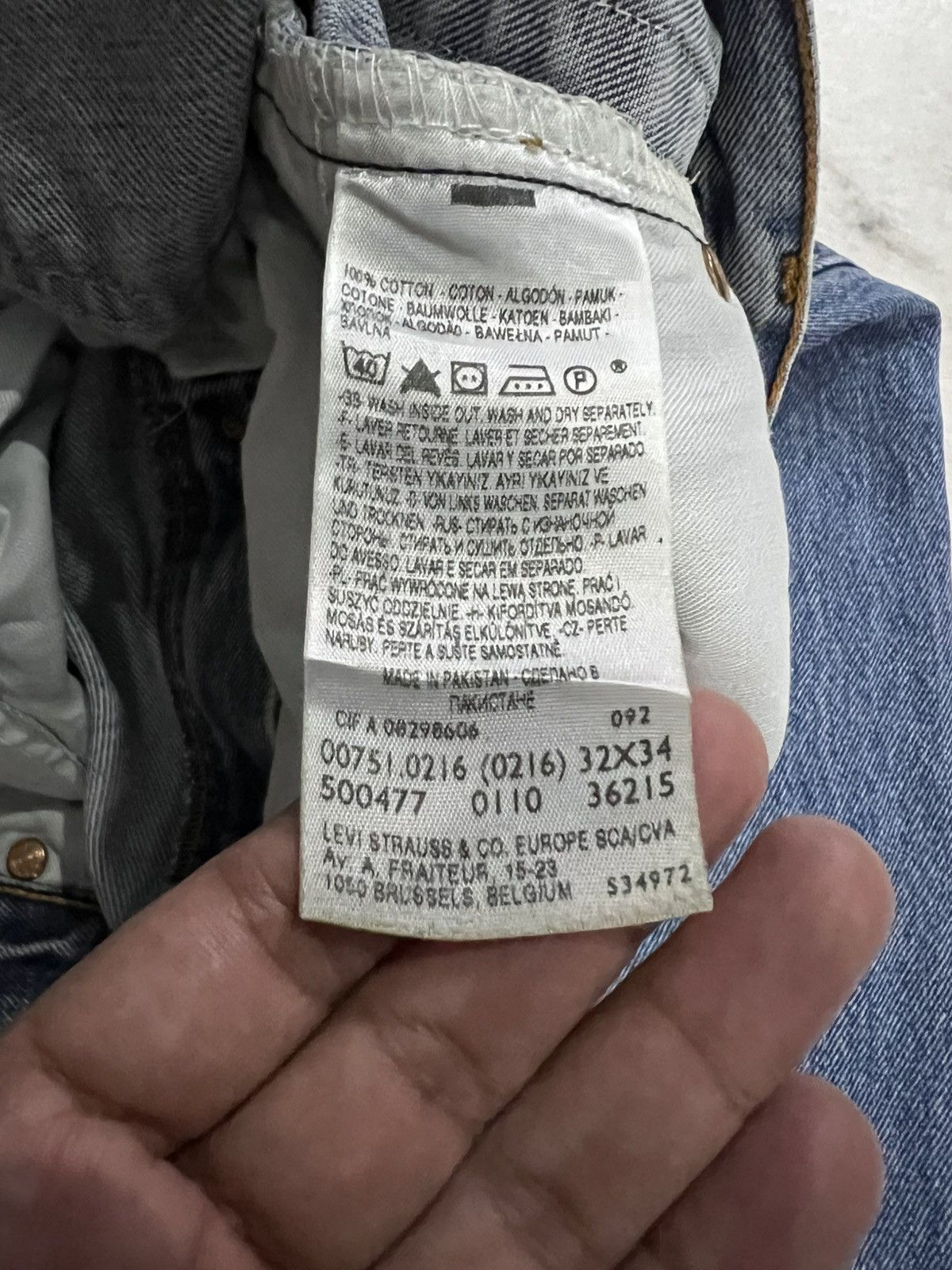 Levi's × Levi's Vintage Clothing × Vintage 💥Vintage Levis 751 Light Wash Jean Size US 32 / EU 48 - 18 Thumbnail