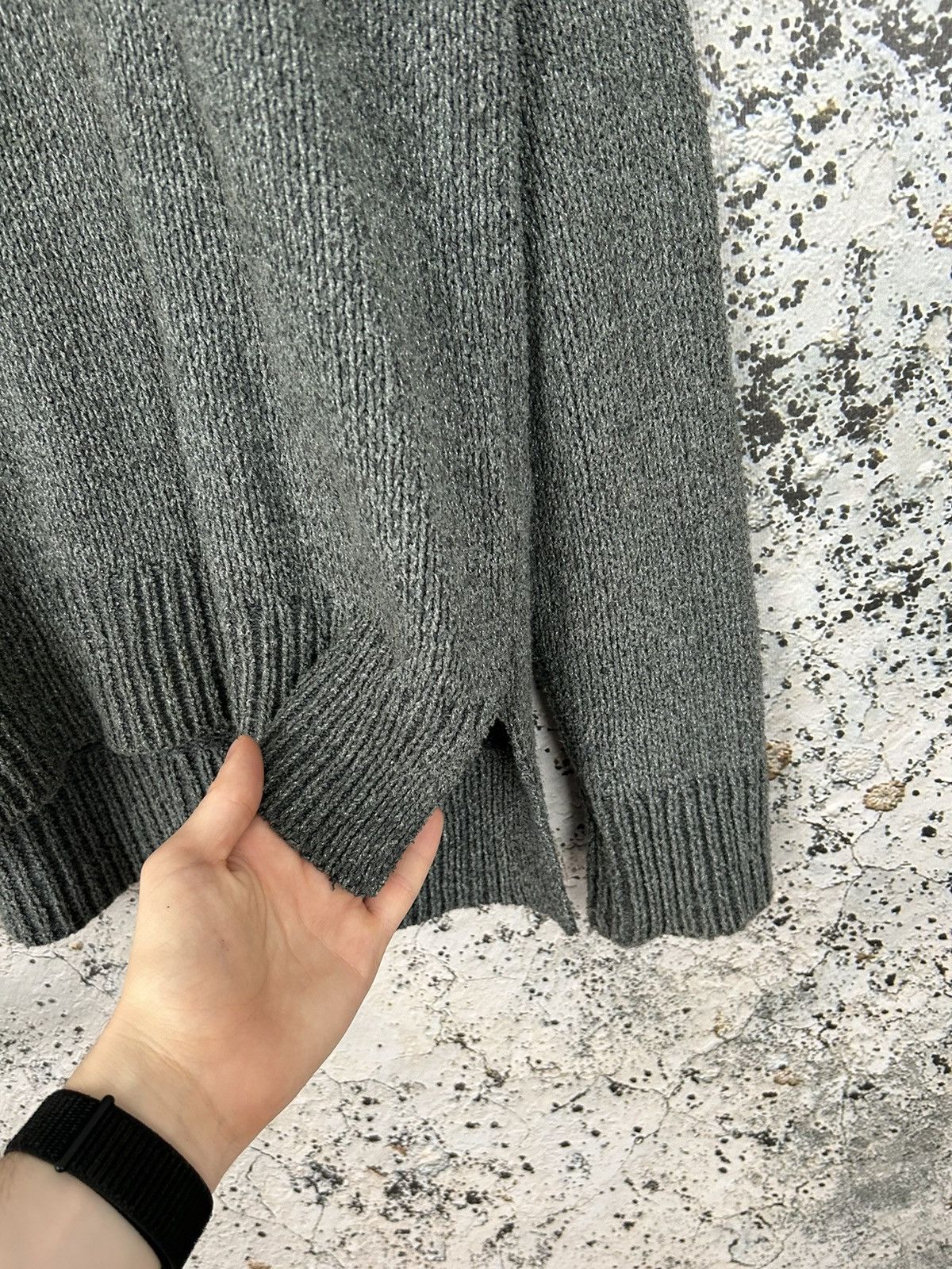 Allsaints Allsaints Grey Sweater Knit Grunge Rock Punk Avant-garde Size US M / EU 48-50 / 2 - 4 Thumbnail