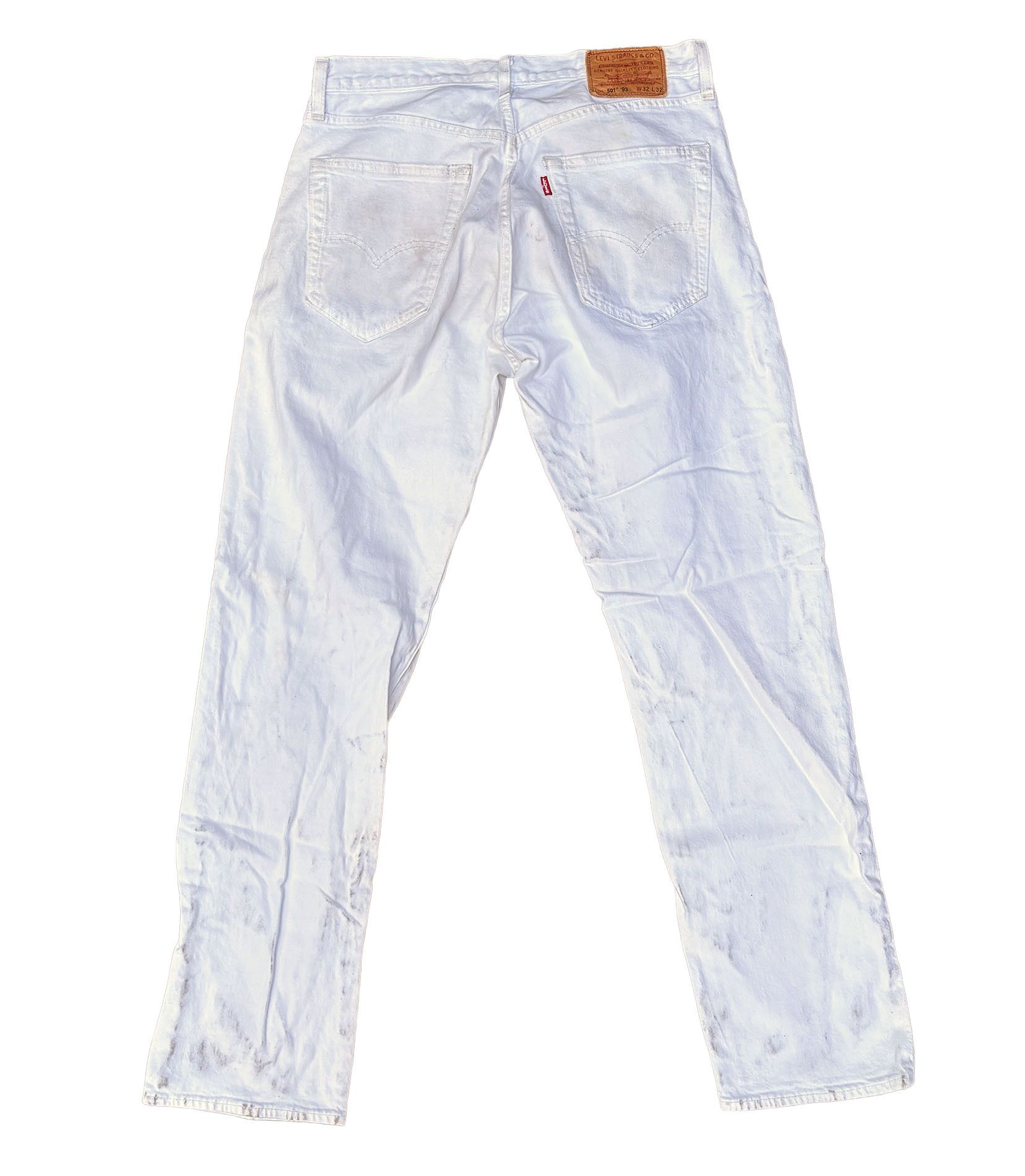 Levi's Vintage Levis 501 - WHITE Size US 32 / EU 48 - 2 Thumbnail