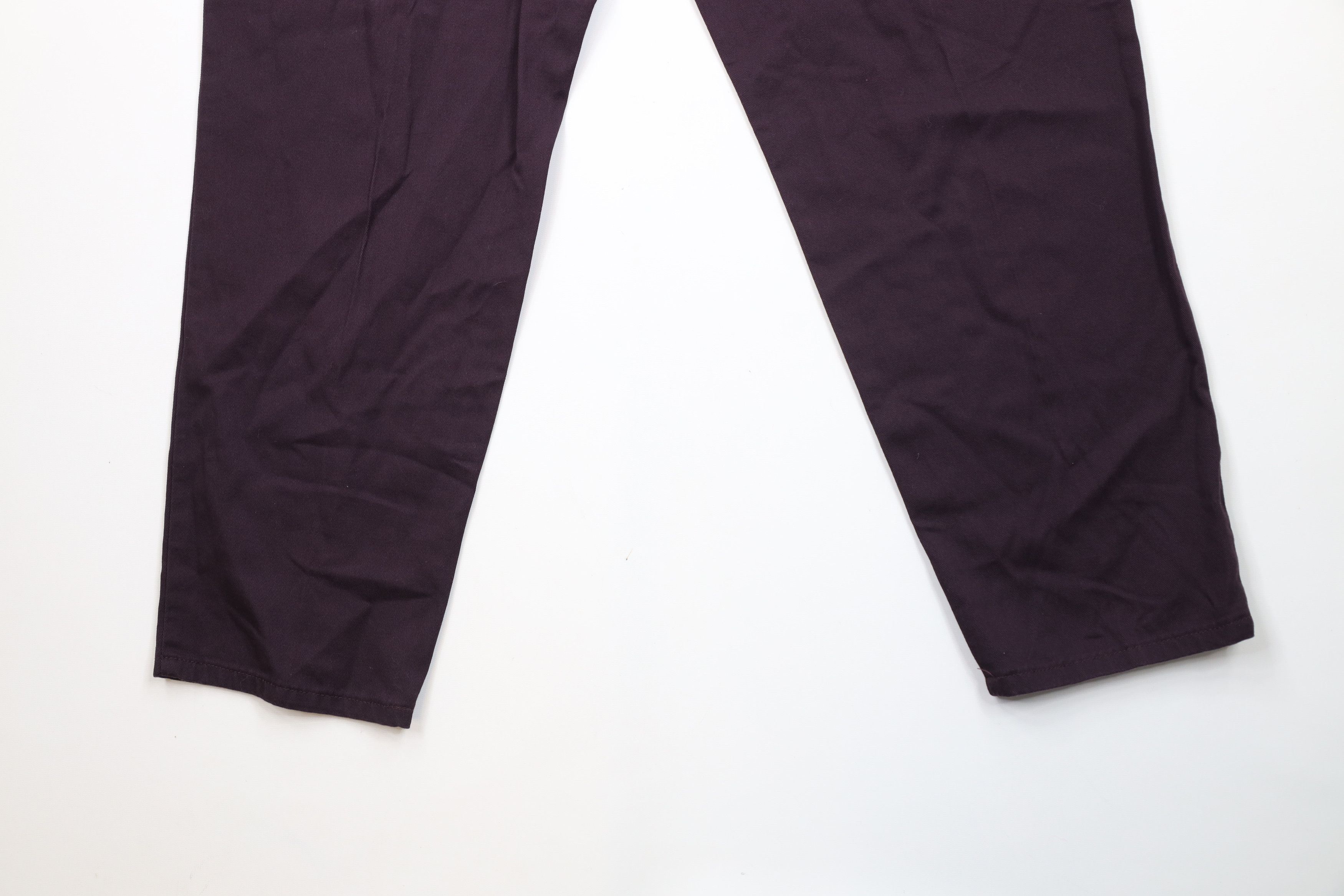 Vintage Vintage 90s Streetwear Tapered Leg Pants Eggplant Purple Size 40" / US 18 - 11 Thumbnail