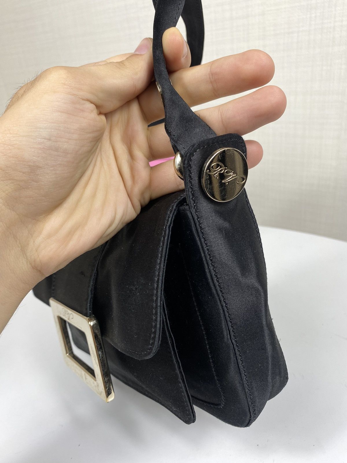 Roger Vivier Roger Vivier Satin Evening Mini Bag Size ONE SIZE - 7 Thumbnail
