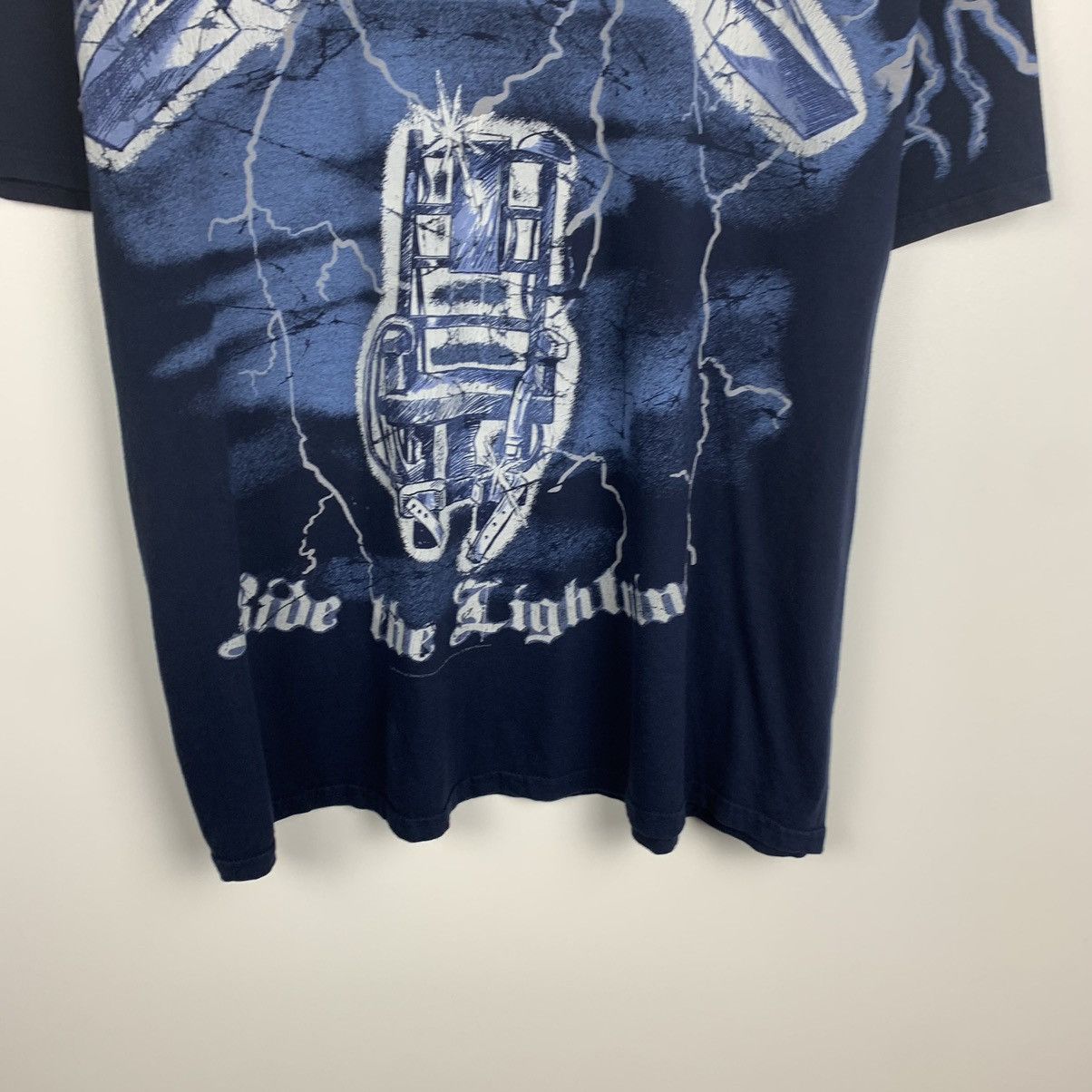 Band Tees Vintage Y2K Metallica AOP Rock Band Tee Ride the Lighting Size US XL / EU 56 / 4 - 3 Thumbnail