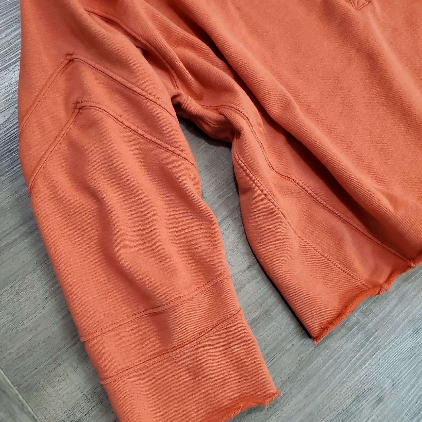Free People Free People Movement Sweatshirt 1/2 Snap Crew Neck 3/4 Sleeve Oversized Orange Womens S Size S / US 4 / IT 40 - 6 Thumbnail