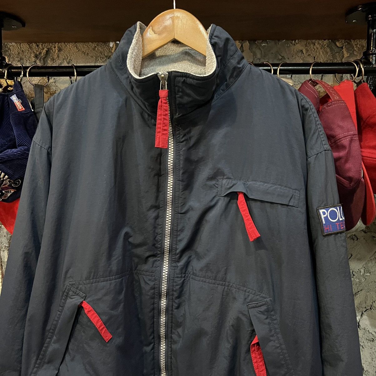 Denim & Supply Ralph Lauren × Polo Ralph Lauren × RRL Ralph Lauren 90s Polo Ralph Lauren Hi Tech Polartec Fleece Bomber Jacket Size US M / EU 48-50 / 2 - 2 Thumbnail
