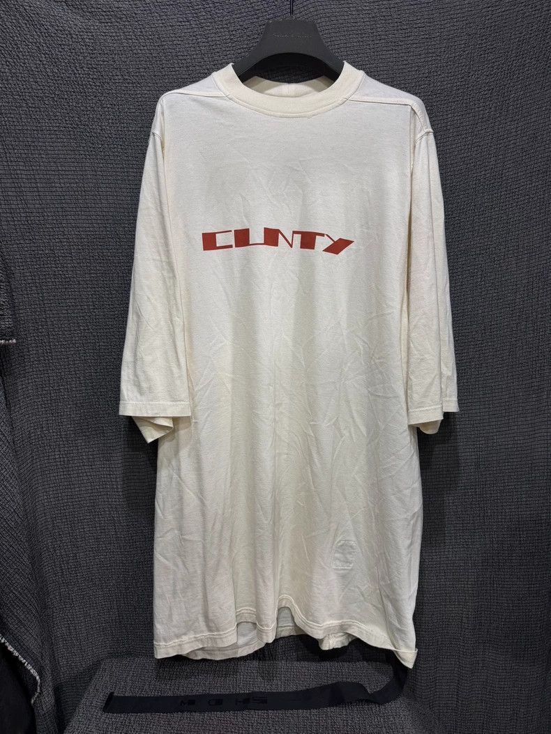Rick Owens Rick Owens 22fw printed slogan short sleeves Size US M / EU 48-50 / 2 - 1 Thumbnail