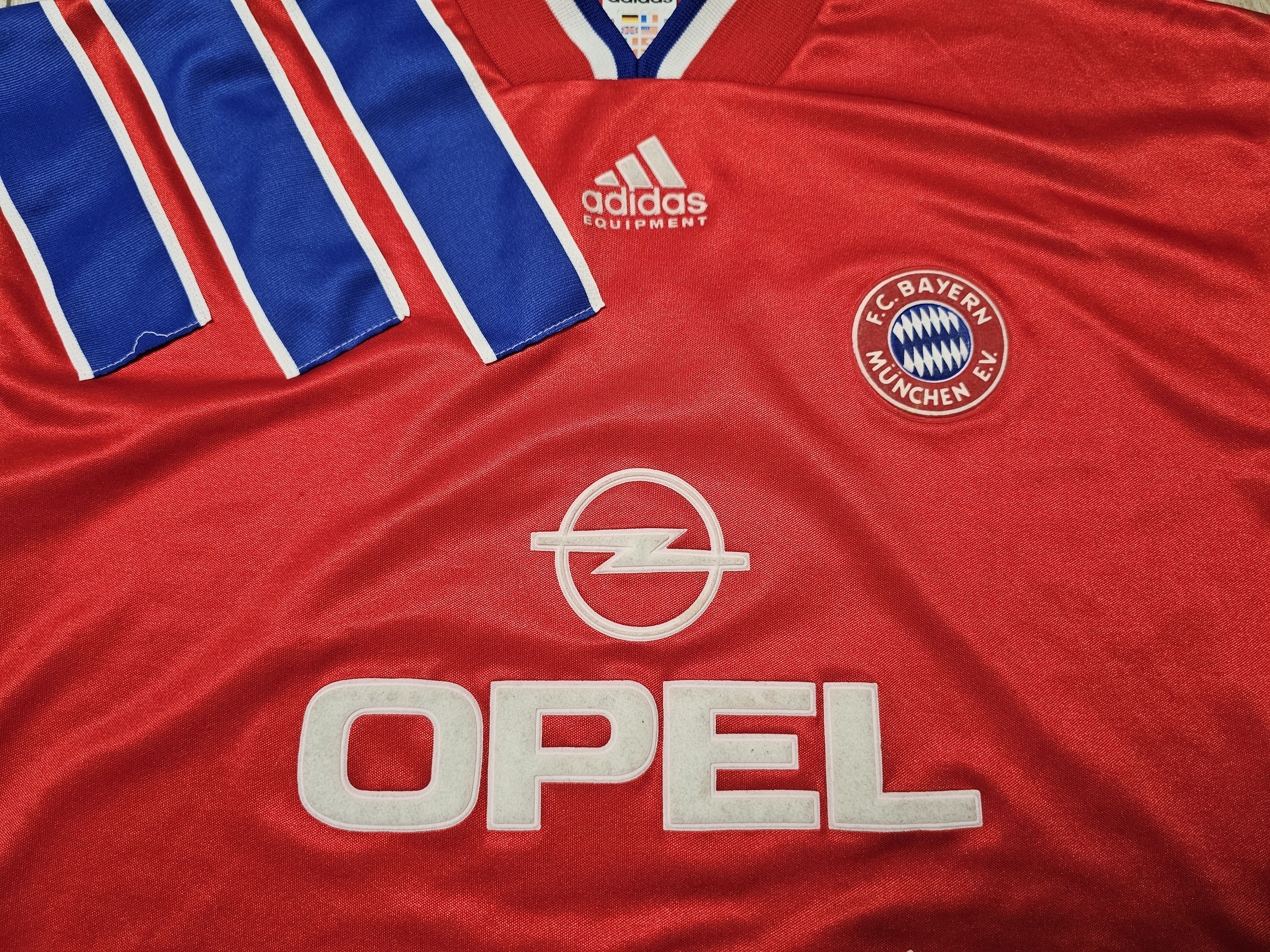 Adidas × Vintage BAYERN MUNICH 1993 1995 HOME FOOTBALL SHIRT SOCCER JERSEY Size US S / EU 44-46 / 1 - 3 Thumbnail