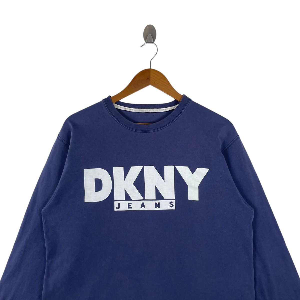 DKNY × Vintage Vintage DKNY Long Sleeve Tee Shirt Size US L / EU 52-54 / 3 - 2 Thumbnail