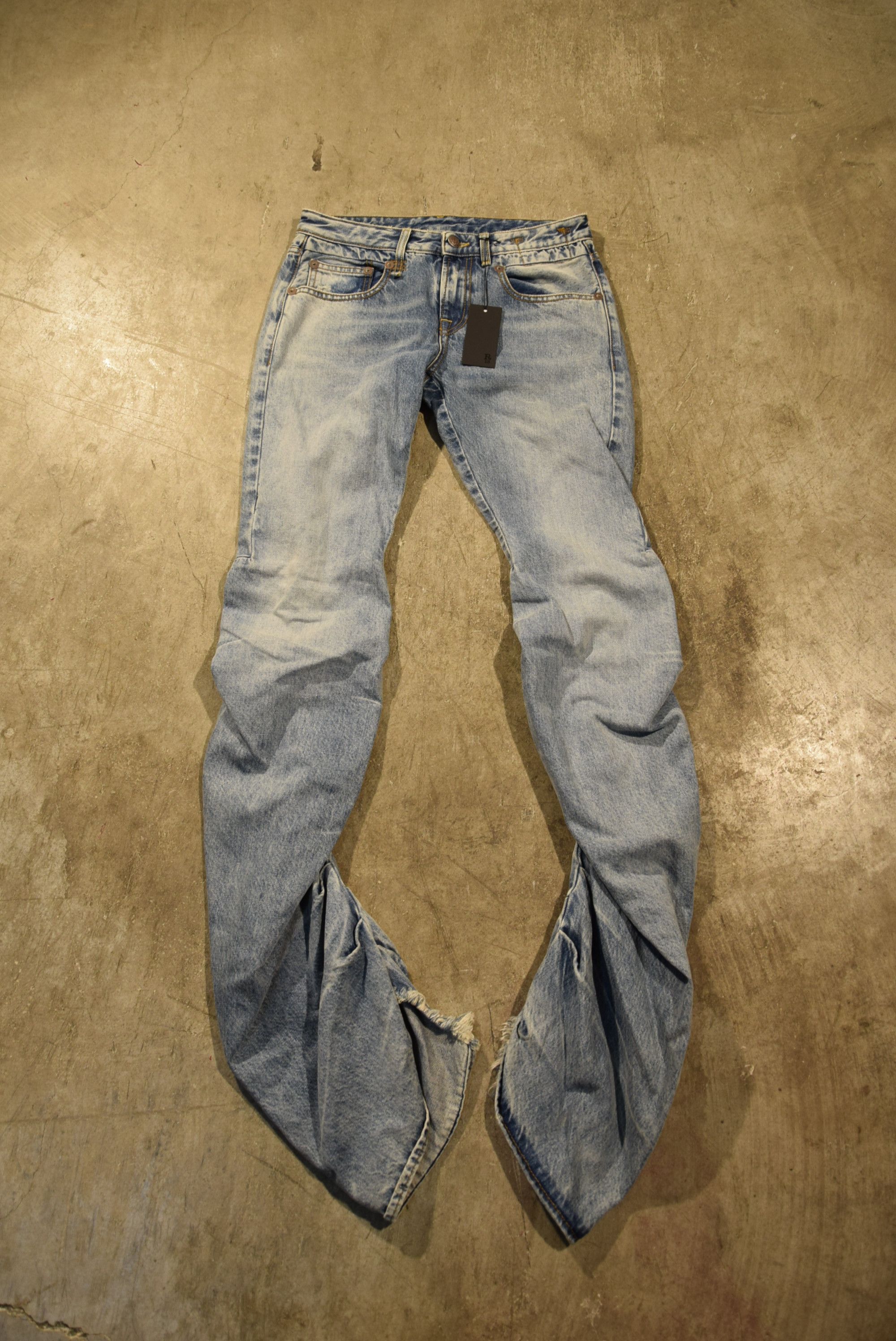 Designer × R13 R13 Shirring Boy Boot Jeans Size 25" / US 0 / IT 36 - 1 Thumbnail