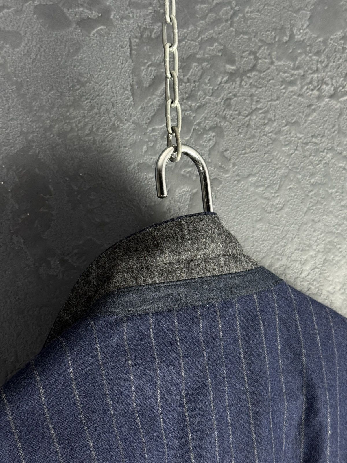 Hackett Hackett London Pinstripes Wool Men’s Blazer Jacket Size 46R - 8 Thumbnail