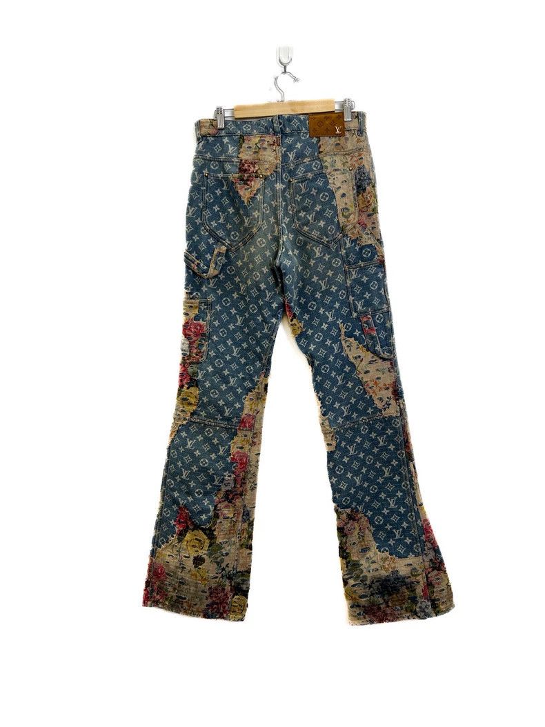 Louis Vuitton Louis Vuitton Worn out floral jeans Size US 30 / EU 46 - 2 Thumbnail