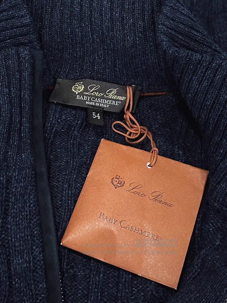 Loro Piana Loro Piana Cashmere Half High Neck Knit Top Size US L / EU 52-54 / 3 - 5 Thumbnail