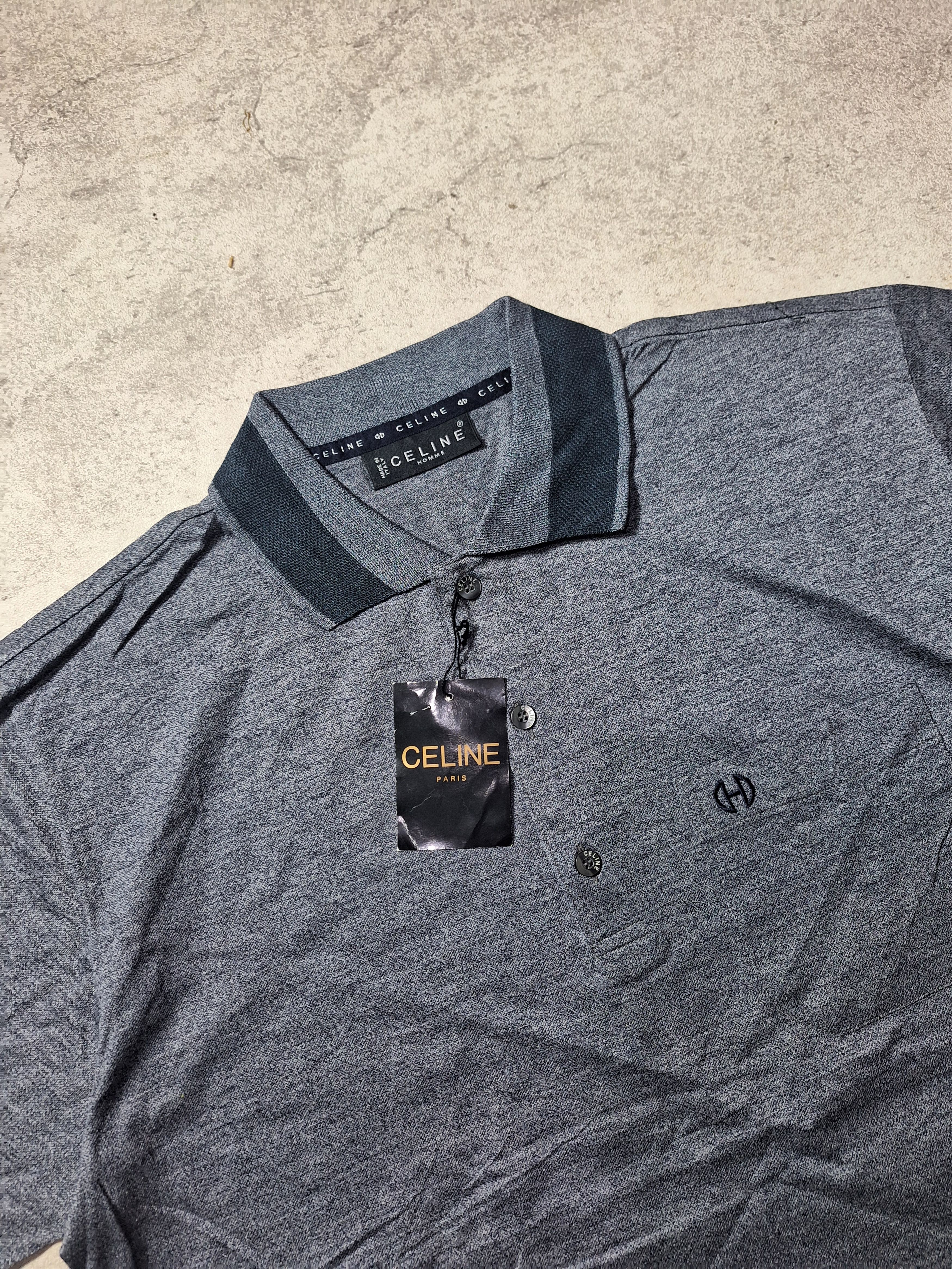 Celine Celine Homme Polo Shirt Size US XL / EU 56 / 4 - 3 Thumbnail