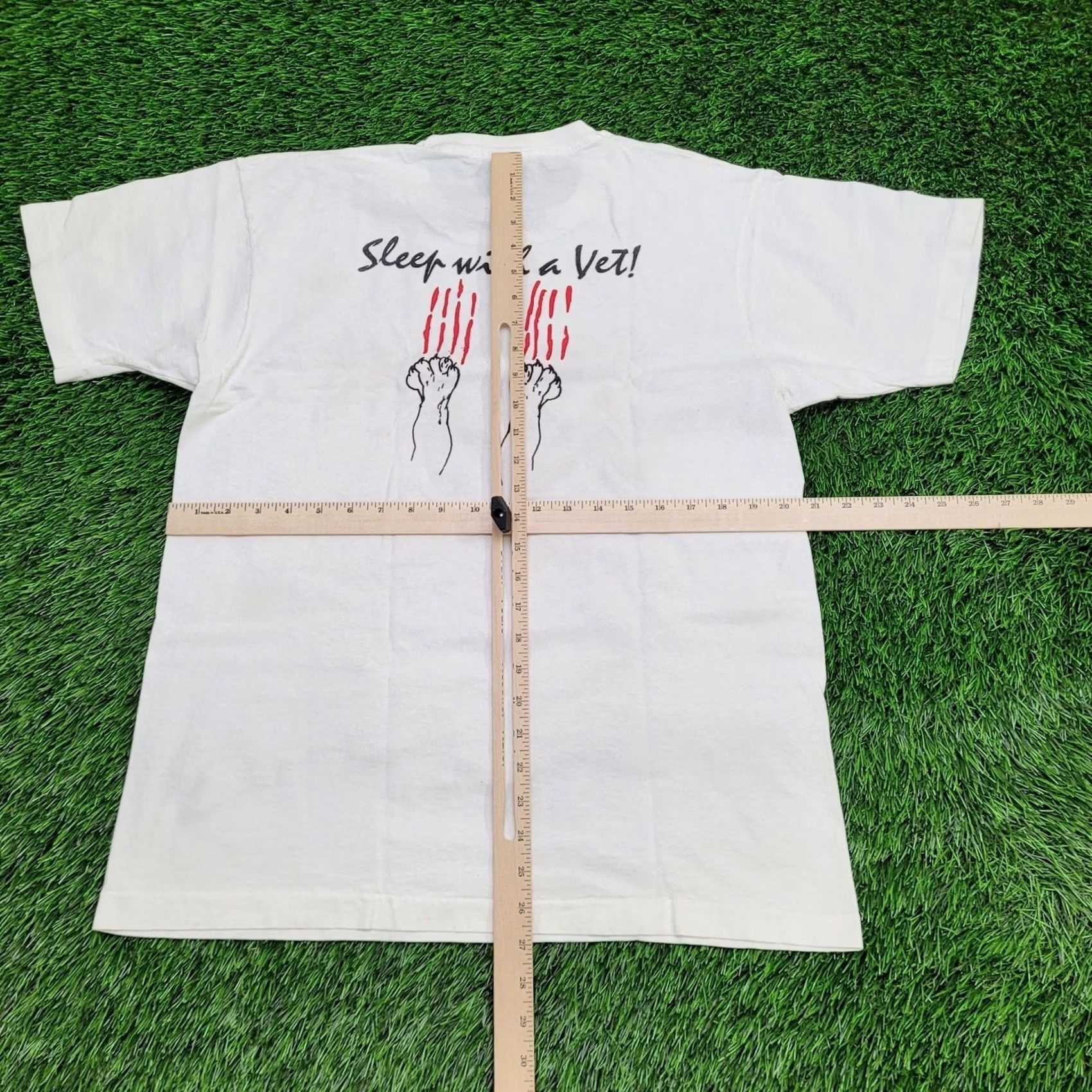 Fruit Of The Loom VINTAGE 90s Naughty Graphic Tee Women Large White 20x27 Crew Neck Short Sleeve Size L / US 10 / IT 46 - 3 Thumbnail