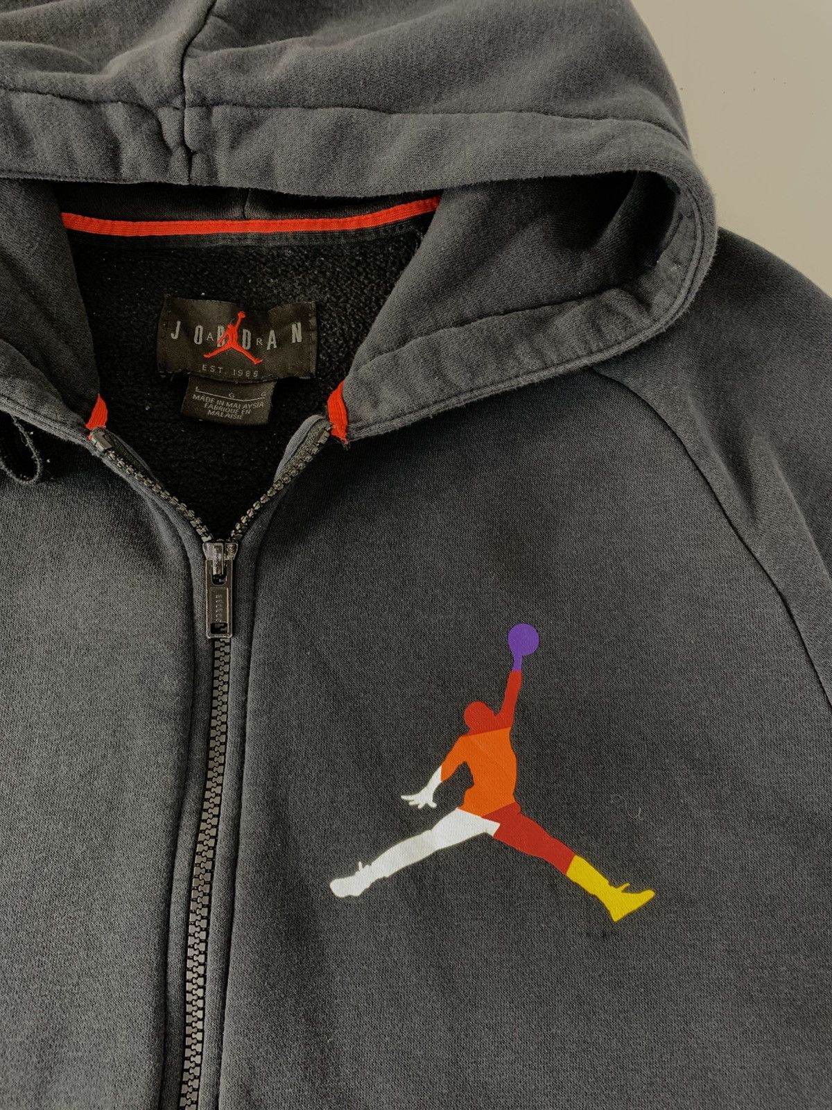 Other Air Jordan Jumpman Rivals Full Zip Hoodies Side Tape Size US L / EU 52-54 / 3 - 4 Thumbnail