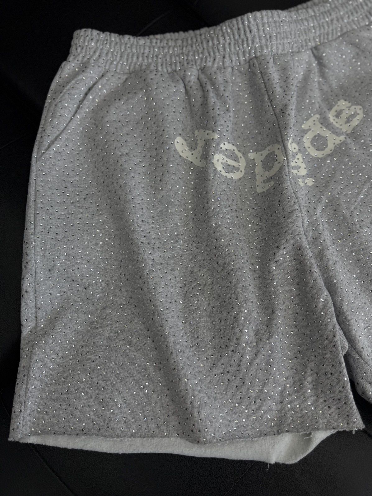 Sp5der Sp5der VVS Rhinestone Cotton Shorts Size (XXL) NEW Size US 38 / EU 54 - 6 Thumbnail
