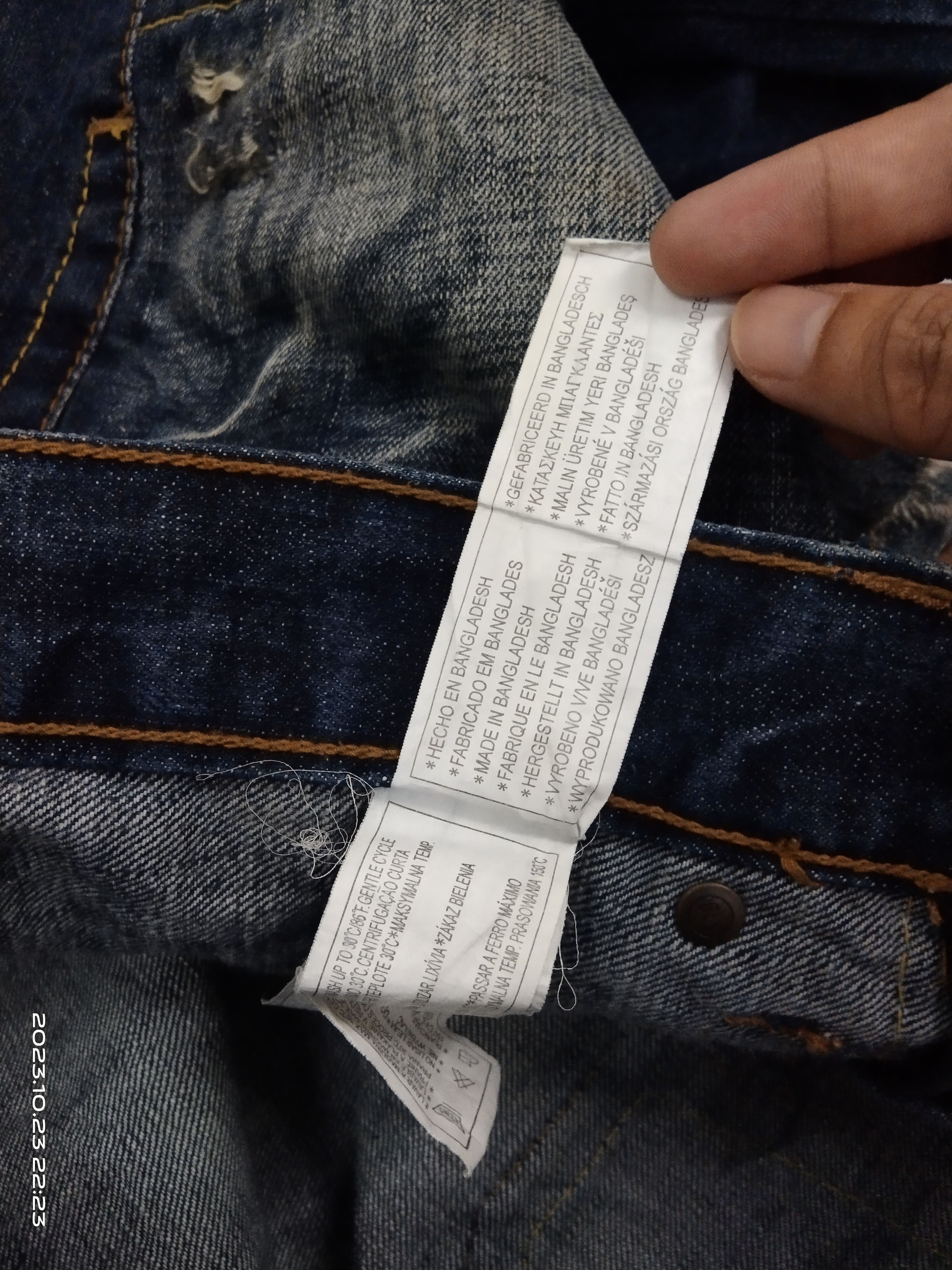 Japanese Brand SICK BAGGY PACTHWORK SICKO 19 DENIM PANTS Size US 33 - 8 Thumbnail