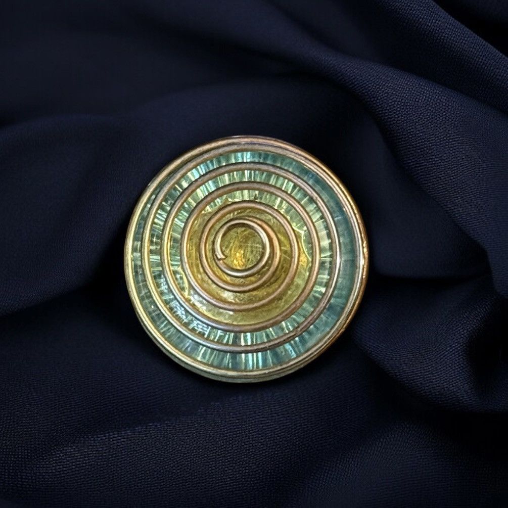 Vintage Vintage spiral sunburst adjustable ring Size ONE SIZE - 1 Thumbnail