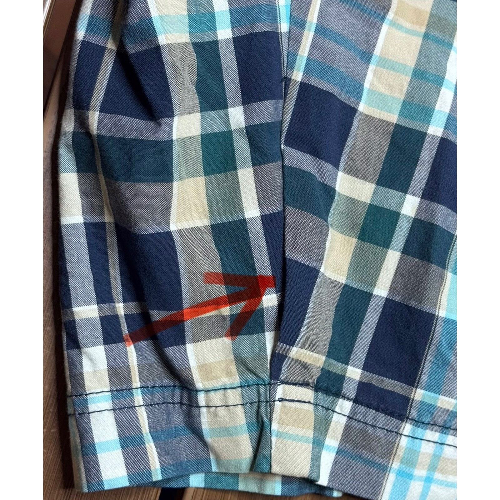 Izod NWT Izod Mens 42x10 Plaid Shorts Y2k Vintage Skater Retro Size US 42 / EU 58 - 8 Thumbnail