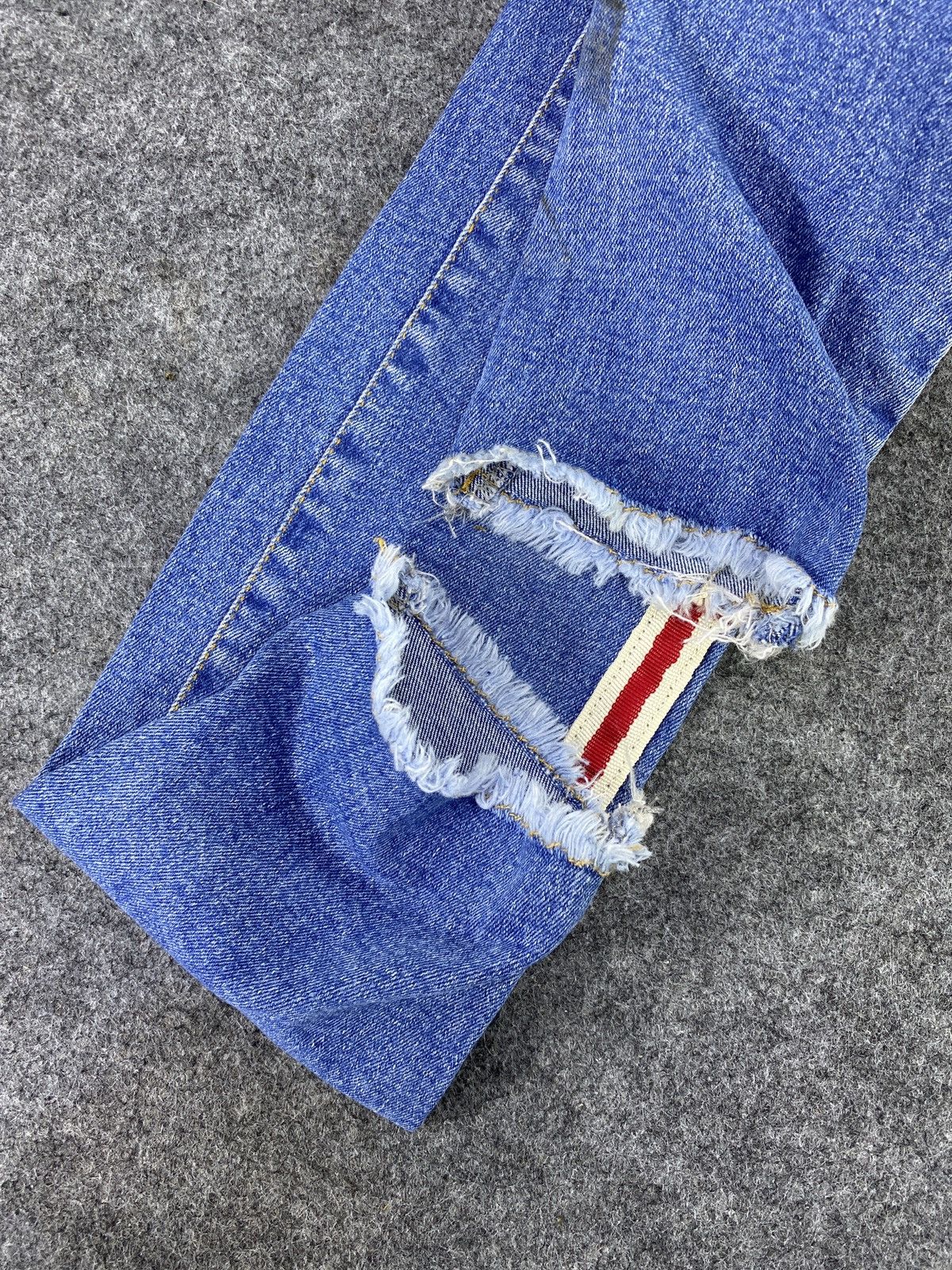 Jean × Zara Zara Side Stripe Skinny Blue Wash Jeans-J1136 Size 26" / US 2 / IT 38 - 13 Thumbnail
