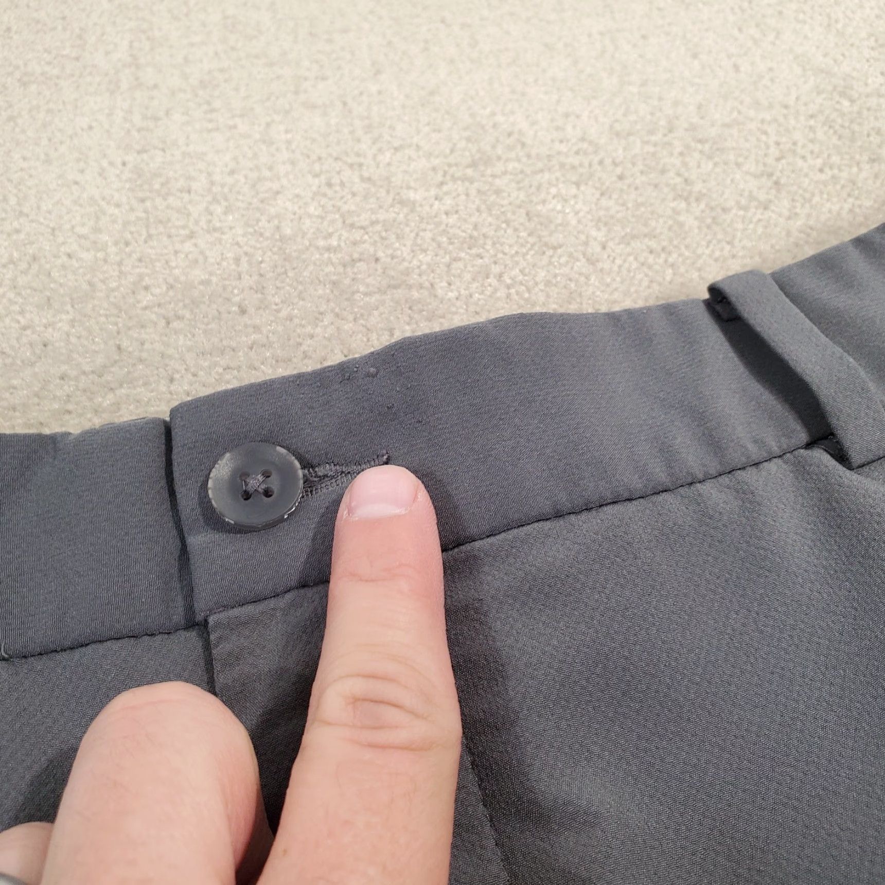 Nike Nike Pants Mens 34x32 Gray Chinos Performance Stretch Lightweight 921751 021 Size US 34 / EU 50 - 4 Thumbnail