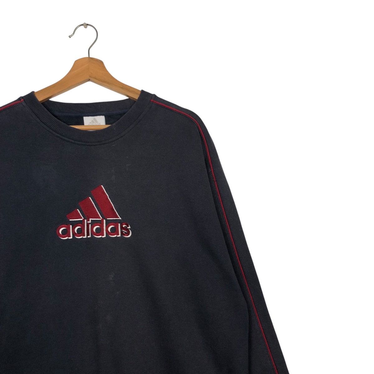 Adidas 📌Vintage Adidas Sweatshirt Big Logo Design Size US L / EU 52-54 / 3 - 7 Thumbnail