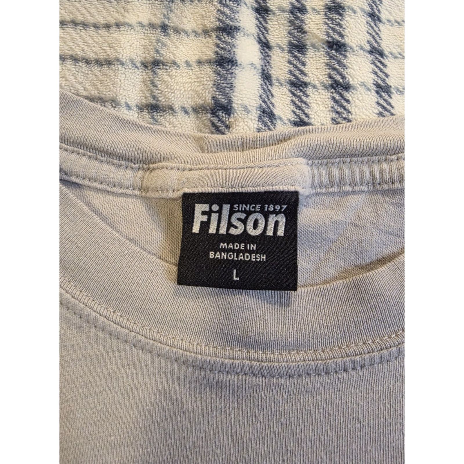 Filson Filson CC Ranger Graphic T Shirt Light Gray Men Size Large Outdoor Retro Ccotton? Size US L / EU 52-54 / 3 - 4 Thumbnail