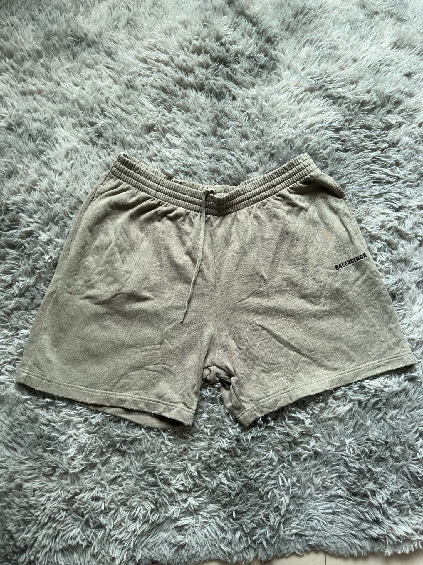 Balenciaga Balenciaga Logo Embroidered Shorts Size US 34 / EU 50 - 1 Thumbnail