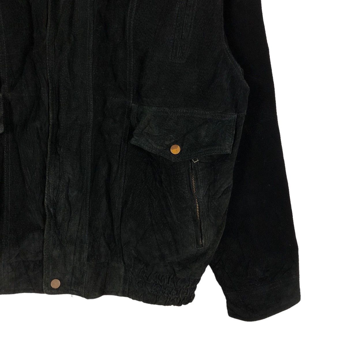 Issey Miyake 🔥Vintage Fly Genuine Leather Jacket Biker Issey Miyake Size US L / EU 52-54 / 3 - 5 Thumbnail
