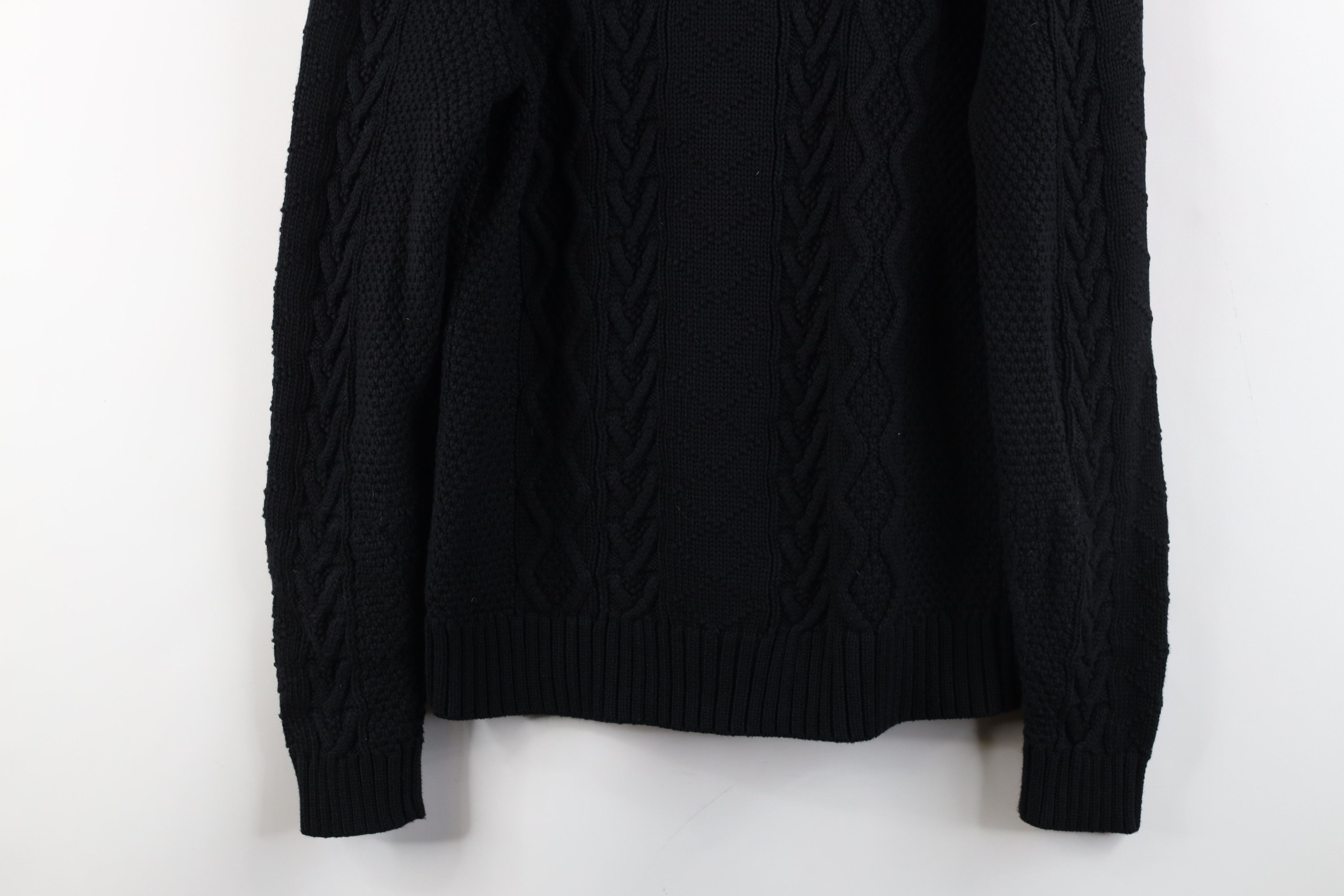 Ralph Lauren × Vintage Vintage 90s Ralph Lauren Cable Knit Cardigan Sweater Size L / US 10 / IT 46 - 9 Thumbnail