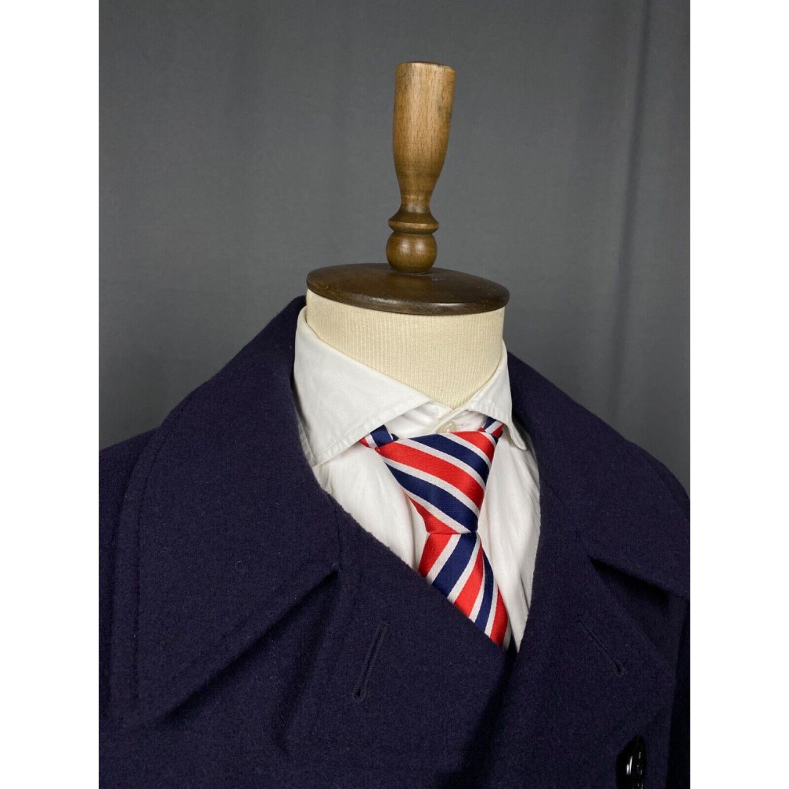 Denim & Supply Ralph Lauren Ralph Lauren Denim&Supply Men's Blue Wool Double Breasted Pe Size US L / EU 52-54 / 3 - 6 Thumbnail