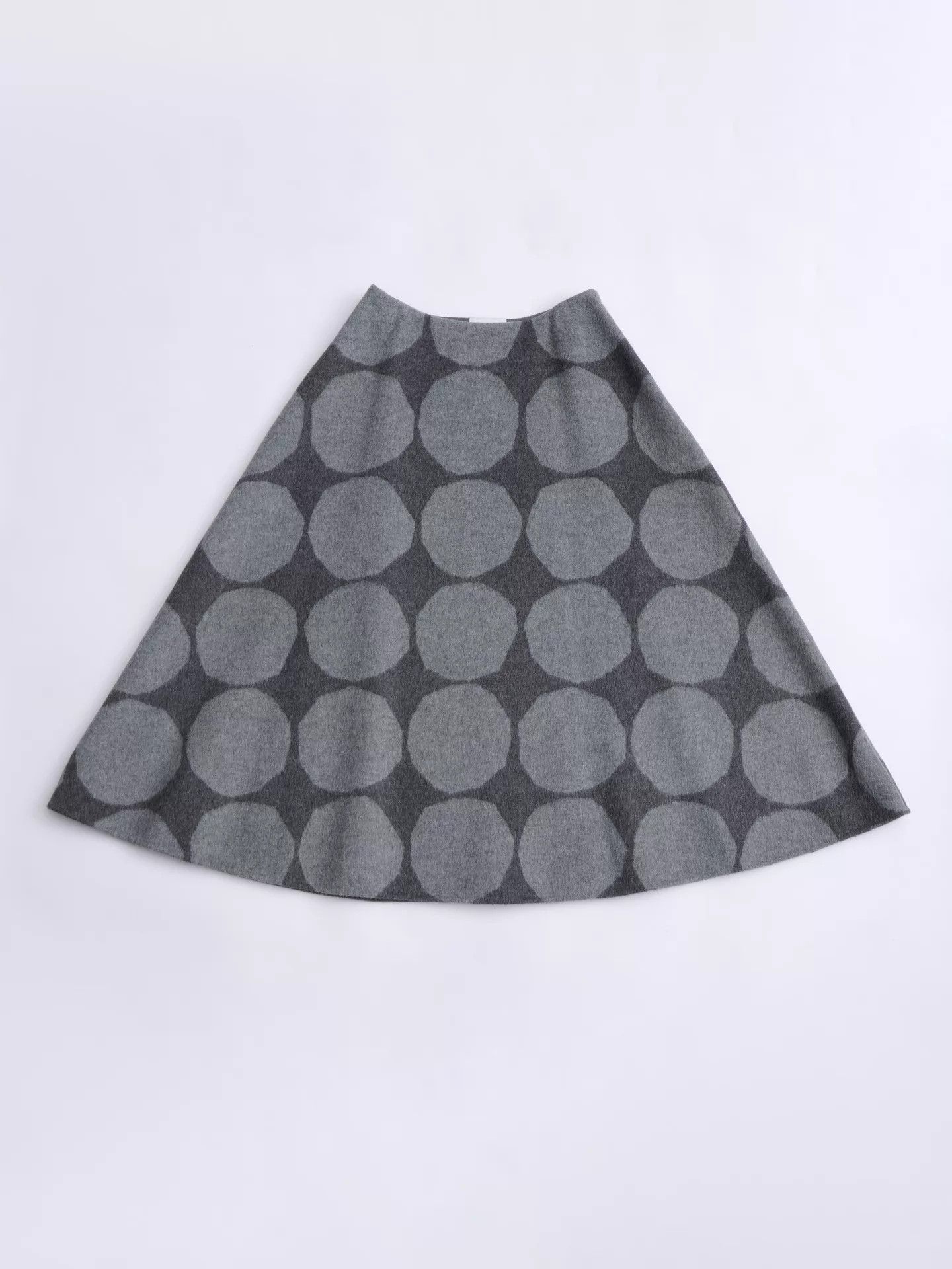 Marimekko Marimekko Gray Polka Dot Wool Blend Midi Skirts Size 25" / US 0 / IT 36 - 8 Thumbnail