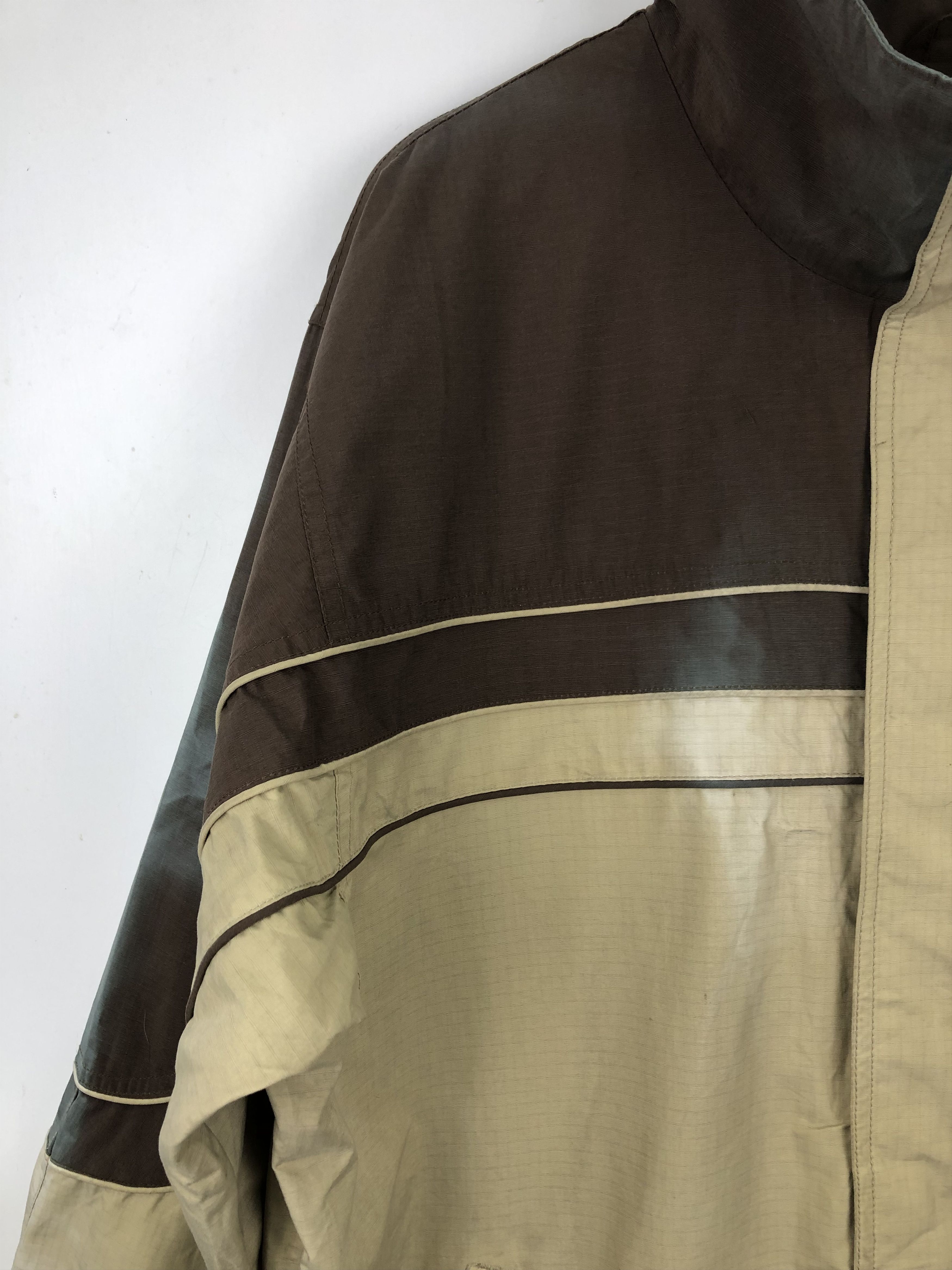 O'Neill Vintage 90s Oneill Zipper Jacket Striped Windbreaker J0775 Size US M / EU 48-50 / 2 - 9 Thumbnail