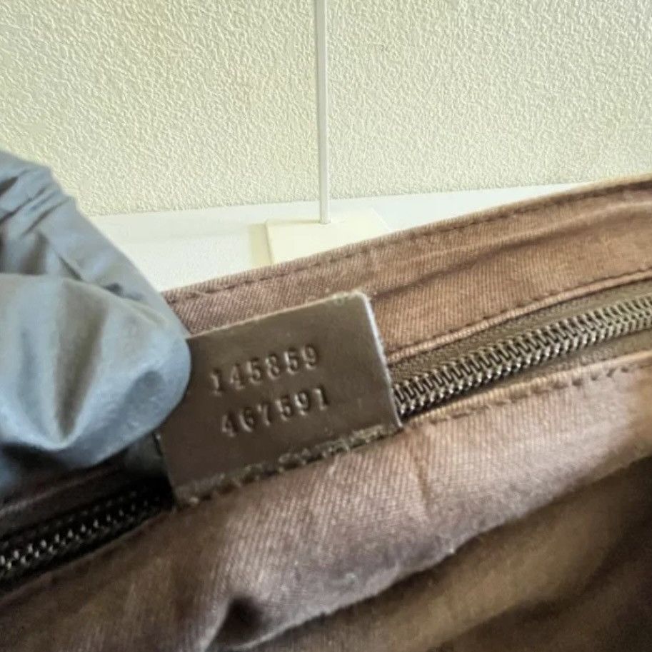 Gucci GUCCI CANVAS/LEATHER MESSENGER BAG. Size ONE SIZE - 4 Thumbnail