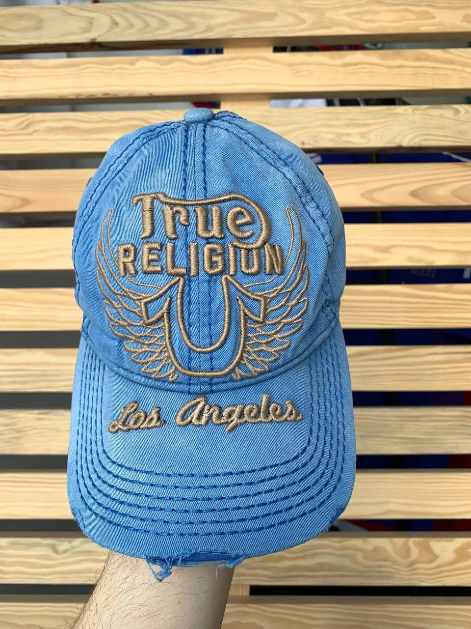 True Religion True religion cap denim jeans cap Size ONE SIZE - 2 Thumbnail