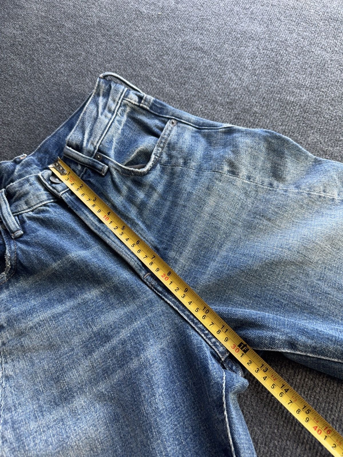 G-Star Vntg 00s G-Star RAW Contor 3D Wide Tapered Washed JeansY2K Size 25" / US 0 / IT 36 - 18 Thumbnail