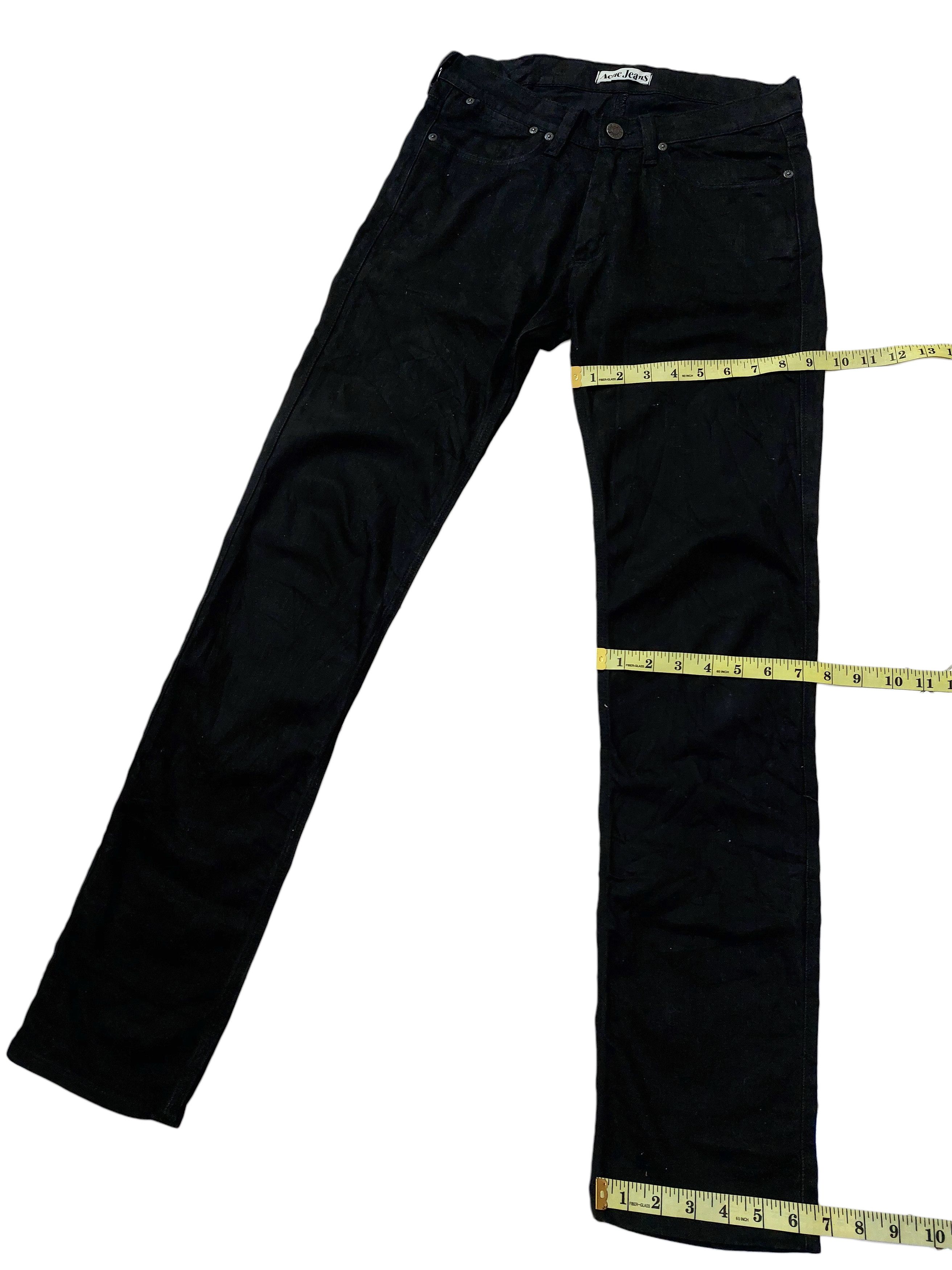 Acne Studios Acne Jeans Max Cash Black Slim Denim Size US 29 - 14 Thumbnail