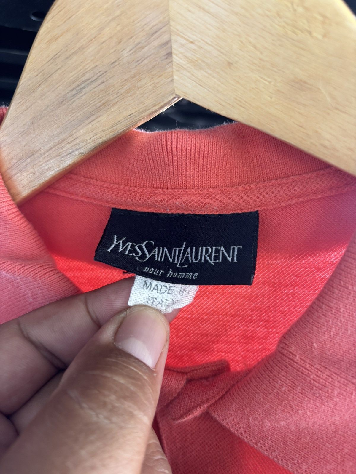 Yves Saint Laurent Vintage Yves Saint Laurent Polo Shirt Size US L / EU 52-54 / 3 - 3 Thumbnail