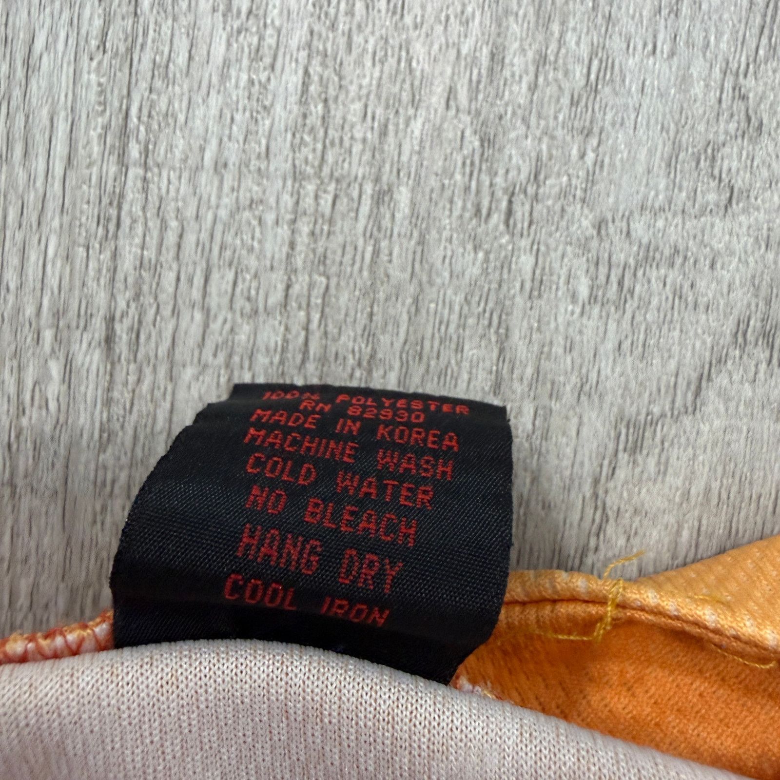 Vintage Vintage TAIGA DTEK Baseball Jersey Shirt Men's XL Orange Size US XL / EU 56 / 4 - 8 Thumbnail