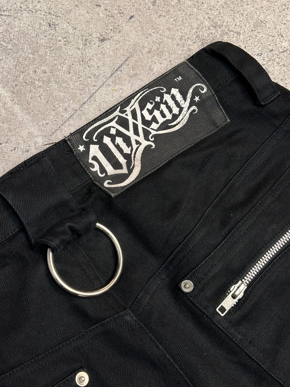 Gotcha Vixxsin gothic black denim pants Y2K punk streetwear Size US 34 / EU 50 - 15 Thumbnail