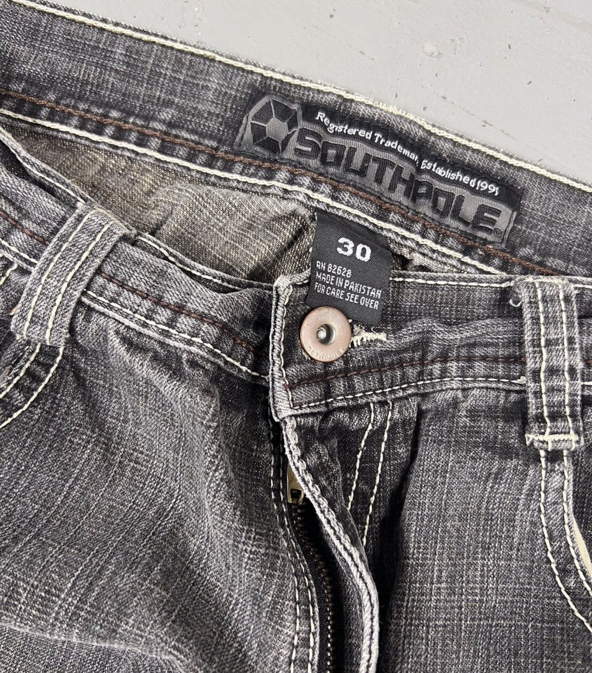 Southpole Vintage south pole brown tab denim Size US 30 / EU 46 - 3 Thumbnail