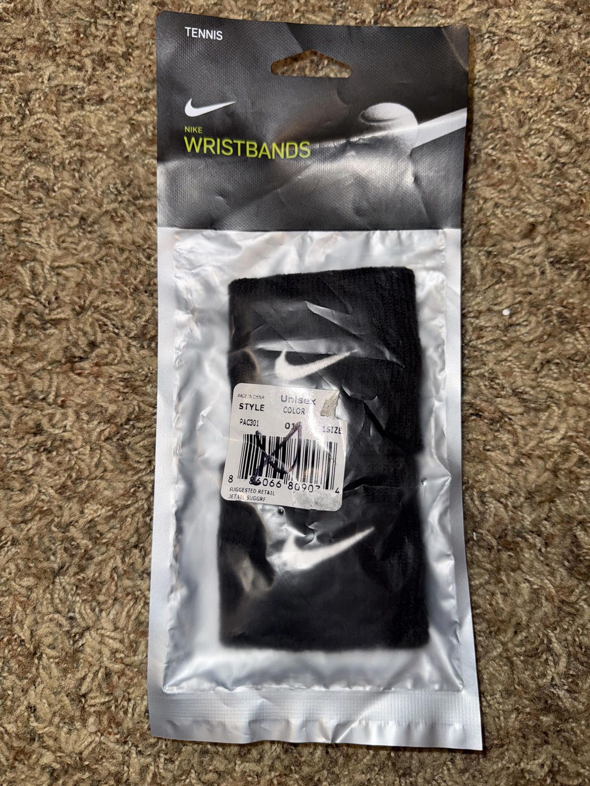 Nike Nike Tennis Premier Wristband S Sports Training Band 2pcs Size ONE SIZE - 1 Thumbnail