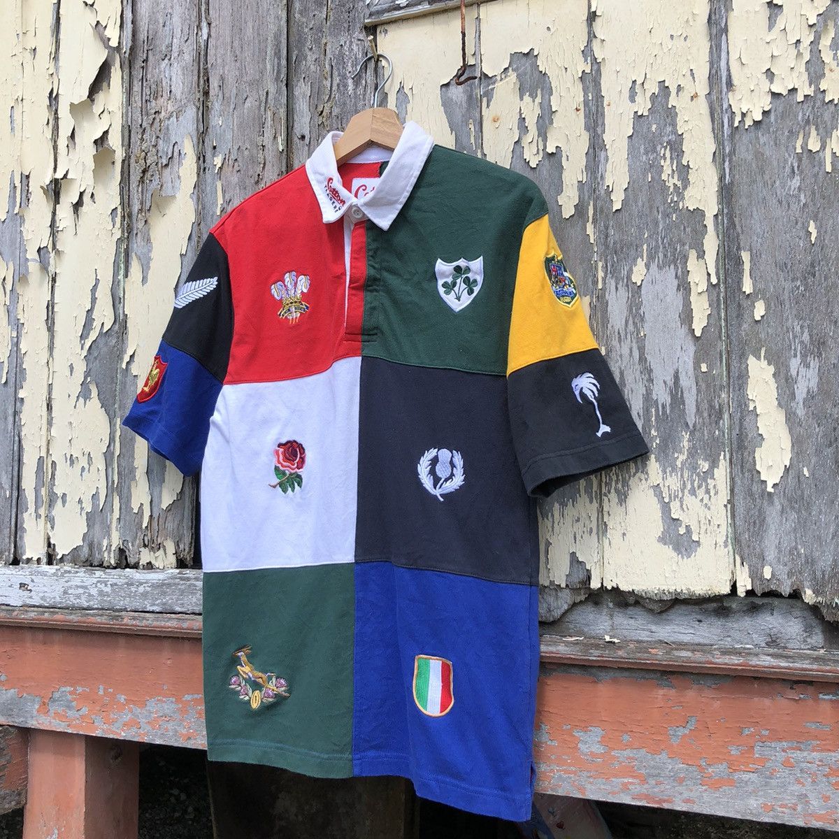Cotton Traders Vintage Cotton Traders Nation Rugby Polo Tshirt Size US S / EU 44-46 / 1 - 2 Thumbnail