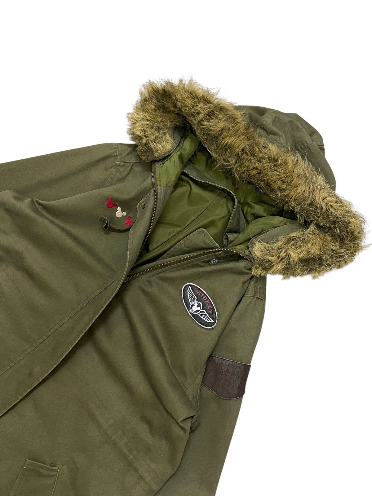 Disney Disney x Belle Maison Jacket Fur Hoodie Olive Green Size US M / EU 48-50 / 2 - 3 Thumbnail