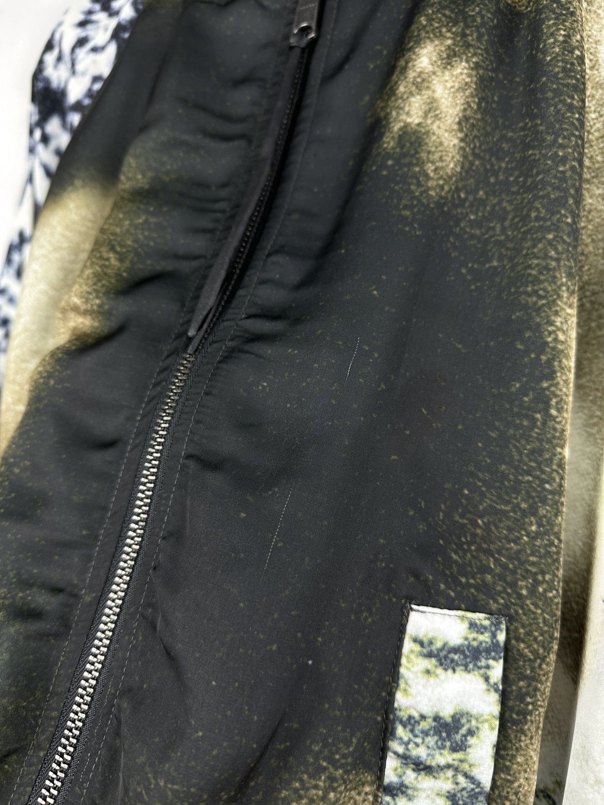 Diesel Diesel 3D Floral Print Track Light Bomber Jacket Size XS / US 0-2 / IT 36-38 - 9 Thumbnail